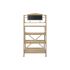 Raft Home ESPRIT Negru Slate Lemn de brad 98 x 68 x 192 cm