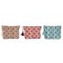 Trusă de Voiaj Home ESPRIT Maro Turquoise Coral 25 x 5 x 20 cm (3 Unități)