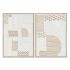 Tablou Home ESPRIT Abstract Urban 50 x 3 x 70 cm (2 Unități)