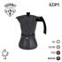 Cafetieră Italiană EDM Negru Aluminiu 9 Cești Inducție