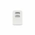 Încărcător de Perete KSIX 2 USB 2.4A Alb