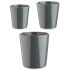 Set de ghivece Ibergarden CONICO-7011 Antracit Argilă Cónica Ø 14 cm Ø 22 cm Ø 17 cm 3 Piese