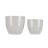 Set de ghivece Ibergarden CAZORLA-22-28-G Gri Argilă Ø 22 cm Ø 28 cm 22 x 22 x 18 cm 28 x 28 x 24 cm 2 Piese