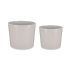 Set de ghivece Ibergarden CILINDRO-22-27-G Gri Argilă Ø 22 cm Ø 27 cm 22 x 22 x 19 cm 27 x 27 x 23 cm 2 Piese