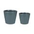 Set de ghivece Ibergarden LINCE-22-28-A Antracit Argilă Ø 22 cm Ø 28 cm 2 Piese