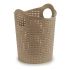 Lighean multifuncțional, din material plastic Kipit Rattan Alb Maro Negru Plastic 15 L