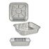 Set de Tăvi Kinvara 23241 Argintiu Aluminiu 20,5 x 6,5 x 20,5 cm
