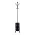 Suport de haine Suport pentru umbrele Negru Metal (44 x 185 x 44 cm)