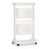 Cărucior pentru legume Kinvara TP-747-1 Alb polipropilenă Plastic 33 x 83,5 x 42 cm