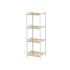 Raft de Baie Berilo WR5503-4-460 Alb Natural 35 x 30 x 100 cm