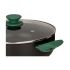 Caserolă Kinvara 8359 Negru Verde 7 L
