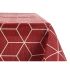 Față de Masă Kinvara CUBIC-26195-1 Alb Castaniu Pânză subțire