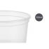 Cutie pentru Prânz Rotundă Transparent polipropilenă (500 ml)