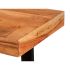 Mobilier pentru Hol Trama 110 x 35 x 77 cm Maro Negru Lemn de salcâm