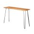 Mobilier pentru Hol Live Edge 120 x 35 x 77 cm Maro Negru Lemn de salcâm