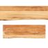 Mobilier pentru Hol Live Edge 120 x 35 x 77 cm Maro Negru Lemn de salcâm