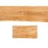 Masa laterală Live Edge 120 x 60 x 46 cm Maro Negru Lemn de salcâm