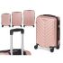 Set de bagaje Roz 3 Piese
