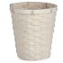 Ghiveci 20 x 19 x 20 cm Alb PVC Bambus