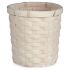 Ghiveci 17 x 15 x 17 cm Alb PVC Bambus