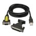 Adaptor USB la RS232 NANOCABLE 10.03.0002 Negru 1,8 m