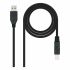 Cablu USB NANOCABLE 10.01.0802-BK Negru