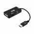 Adaptor DisplayPort la VGA/DVI/HDMI NANOCABLE 10.16.3301-BK Negru