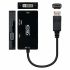 Adaptor DisplayPort la VGA/DVI/HDMI NANOCABLE 10.16.3301-BK Negru