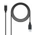 Cablu USB A la USB C NANOCABLE 10.01.4002 2 m Negru