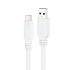 Cablu USB-C la USB NANOCABLE 10.01.4000-W Alb Negru 50 cm