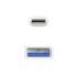 Cablu USB-C la USB NANOCABLE 10.01.4000-W Alb Negru 50 cm
