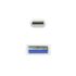 Cablu USB-C NANOCABLE 10.01.4001-L150-W Alb 1,5 m