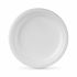 Set de farfurii Algon De unică folosință Alb Trestie de zahăr 22 cm (24 Unități)