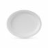 Set de farfurii Algon De unică folosință Alb Trestie de zahăr Oval 26 cm (12 Unități)