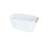 Coș Multifuncțional Confortime Alb Plastic Cu mânere 40 x 21,5 x 18 cm