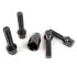 Șuruburi antifurt OMP OMPS09851201 M12 x 1,25 4 uds Negru