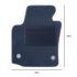 Covor de podea auto OCC Motorsport OCCST0015BL Albastru
