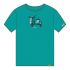 Tricou cu Mânecă Scurtă Cállate la Boca   Turquoise Ataș