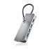 Hub USB NGS WONDER DOCK 8 Argintiu