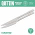 Set de cuțite pentru carne Madrid Quttin Madrid (21 cm) 2 Piese (12 Unități)
