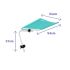 Umbreală de soare Marbueno Aluminiu Textilene 51 x 37 x 54 cm Se poate înclina