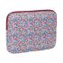 Husă pentru Laptop Nait Nait Flores coimbra burdeos Bordo 34 x 25 x 2 cm
