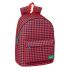 Rucsac pentru Laptop Nait Nait Pata de gallo coral Coral 31 x 41 x 16 cm