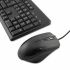 Tastatură și Mouse CoolBox COO-KTR-01U Negru Qwerty Spaniolă QWERTY
