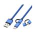 Cablu USB la Micro USB și USB C CoolBox COO-CAB-U2MC