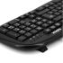 Tastatură Nilox NXKBE000001 Negru Qwerty Spaniolă QWERTY