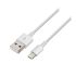 Cablu USB la Lightning Aisens A102-0036 Alb 2 m (1 Unități)
