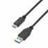 Cablu USB-C la USB Aisens A107-0060 Negru 1 m