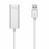 Adaptor Ethernet la USB Aisens Conversor USB 3.0 A Ethernet Gigabit 10/100/1000 Mbps, 15 cm Alb 15 cm