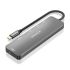 Hub USB Aisens ASUC-6P016-GR Gri Multicolor (1 Unități)